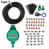 DIY Micro Drip Irrigation Auto Timer Self Watering 20M Garden Hose System